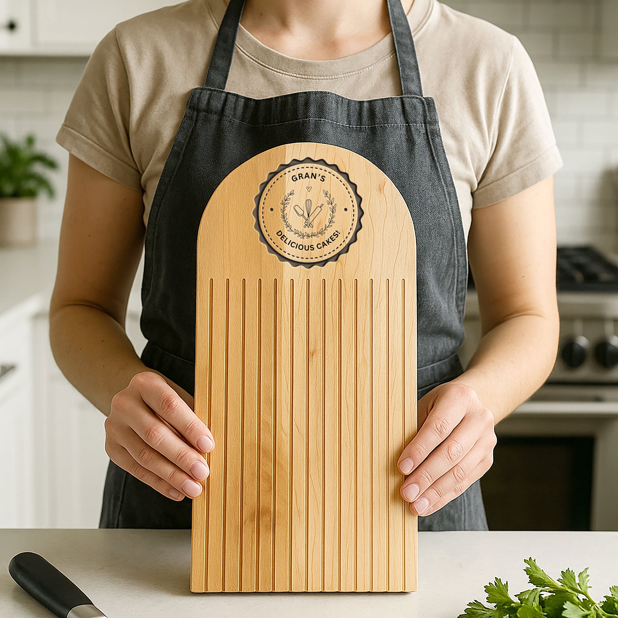 Personalised Maple Wood Bread Board