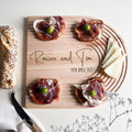 Personalised Cheese and Bread Board - Maple Wood