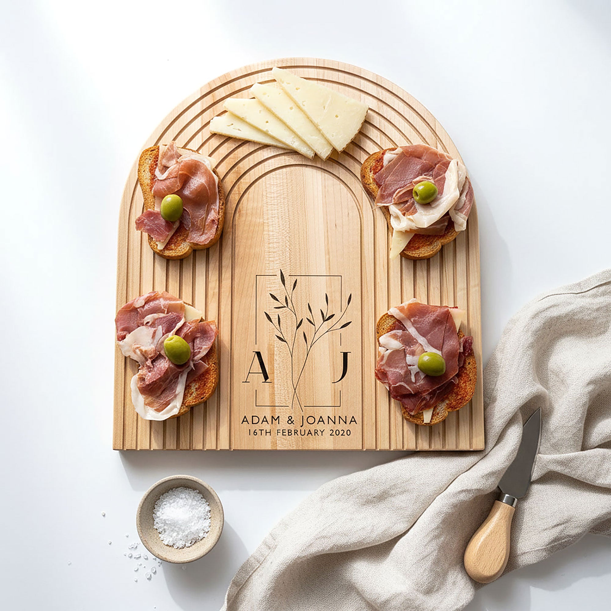 Personalised Maple 5th Anniversary Board