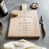 Personalised Scandi Modern Charcuterie, Cheese Board