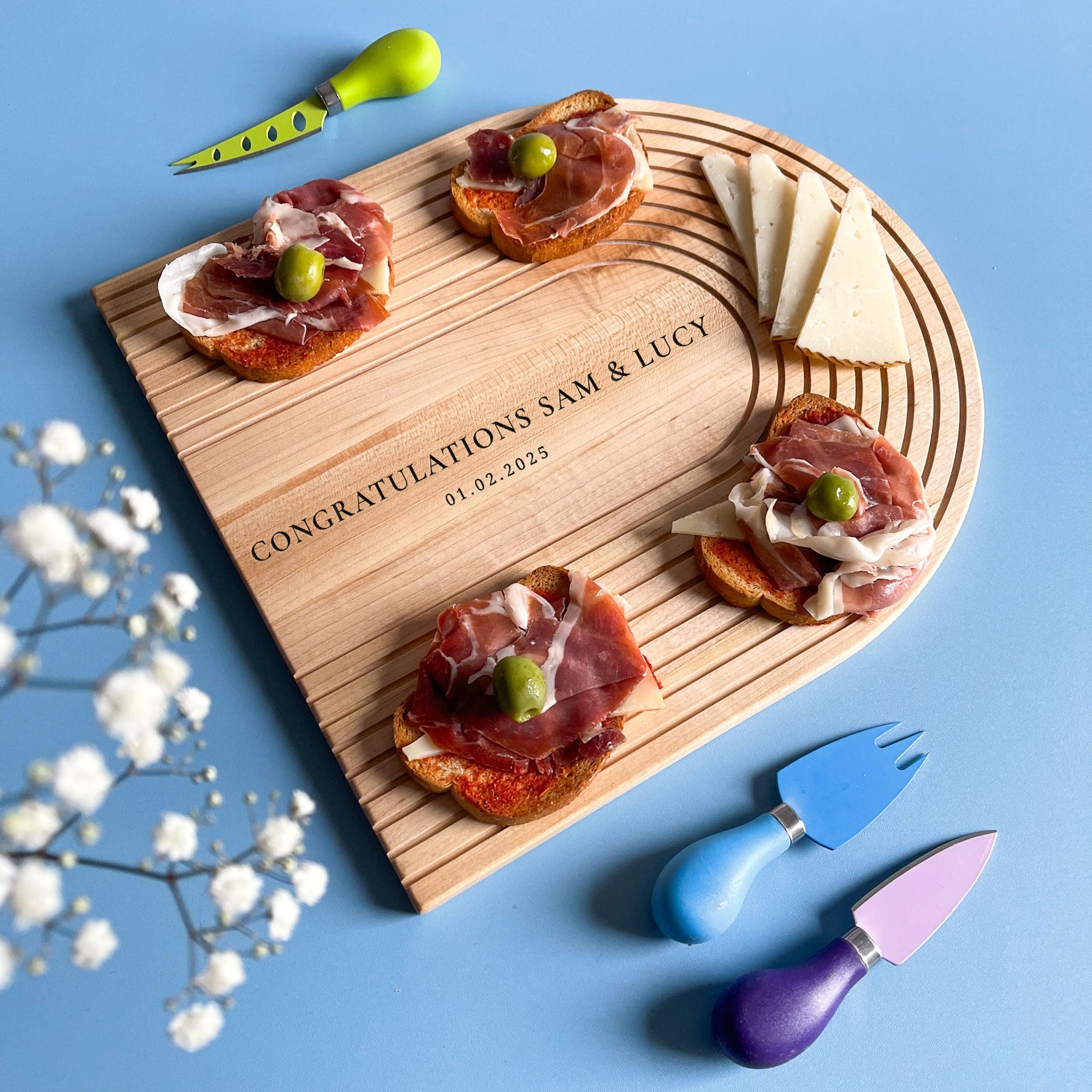 Personalised Maple Bread Board