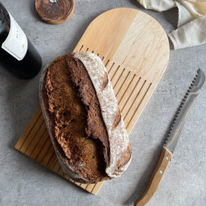 Maple Wood Bread and Charcuterie Board