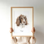Personalised Watercolour Horse, Dog or any Pet Portrait Print