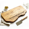 Personalised Natural Wooden Cheeseboard