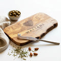 Personalised Rustic Wooden Cutting Board Gift