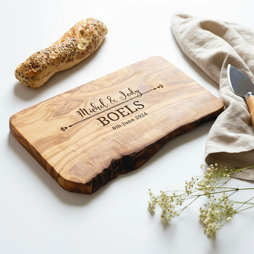 Personalised Rustic Cheese Board