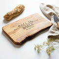 Personalised Rustic Cheese Board