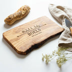 Personalised Rustic Cheese Board
