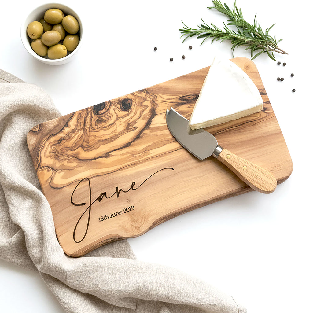Personalised Birthday Cheese & Chopping Board Gift