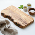 Personalised Olive Wood Cheese Board Gift