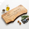 Personalised Rustic Olive Wood Cheese Board
