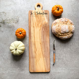 Personalised Large Italian Olive Wood Chopping, Serving, Charcuterie Board