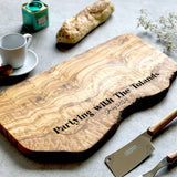 Personalised Natural Wooden Cheeseboard