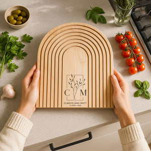 Personalised Maple 5th Anniversary Board