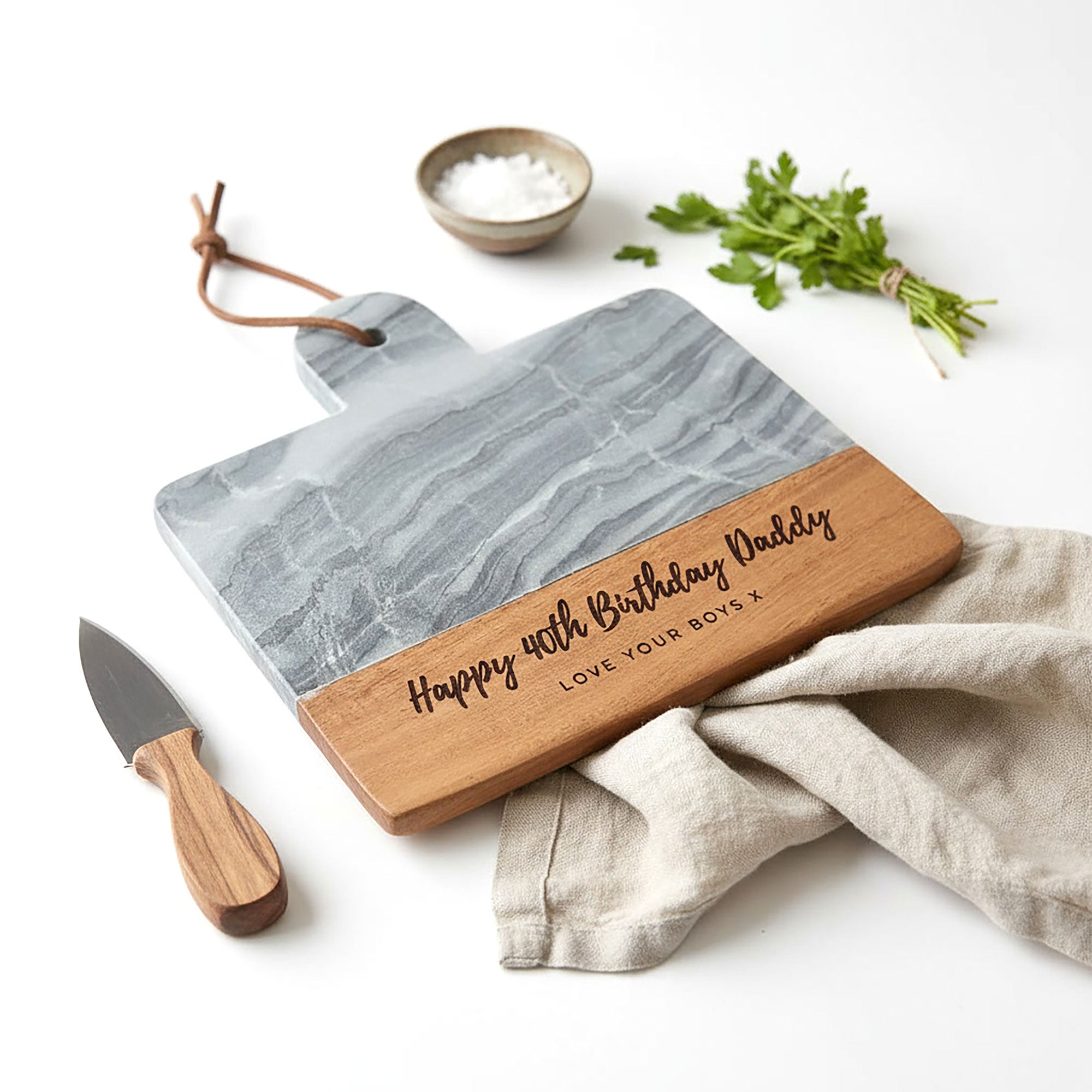 Personalised Marble Cheese Board