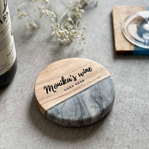 Personalised Marble Coffee Coaster