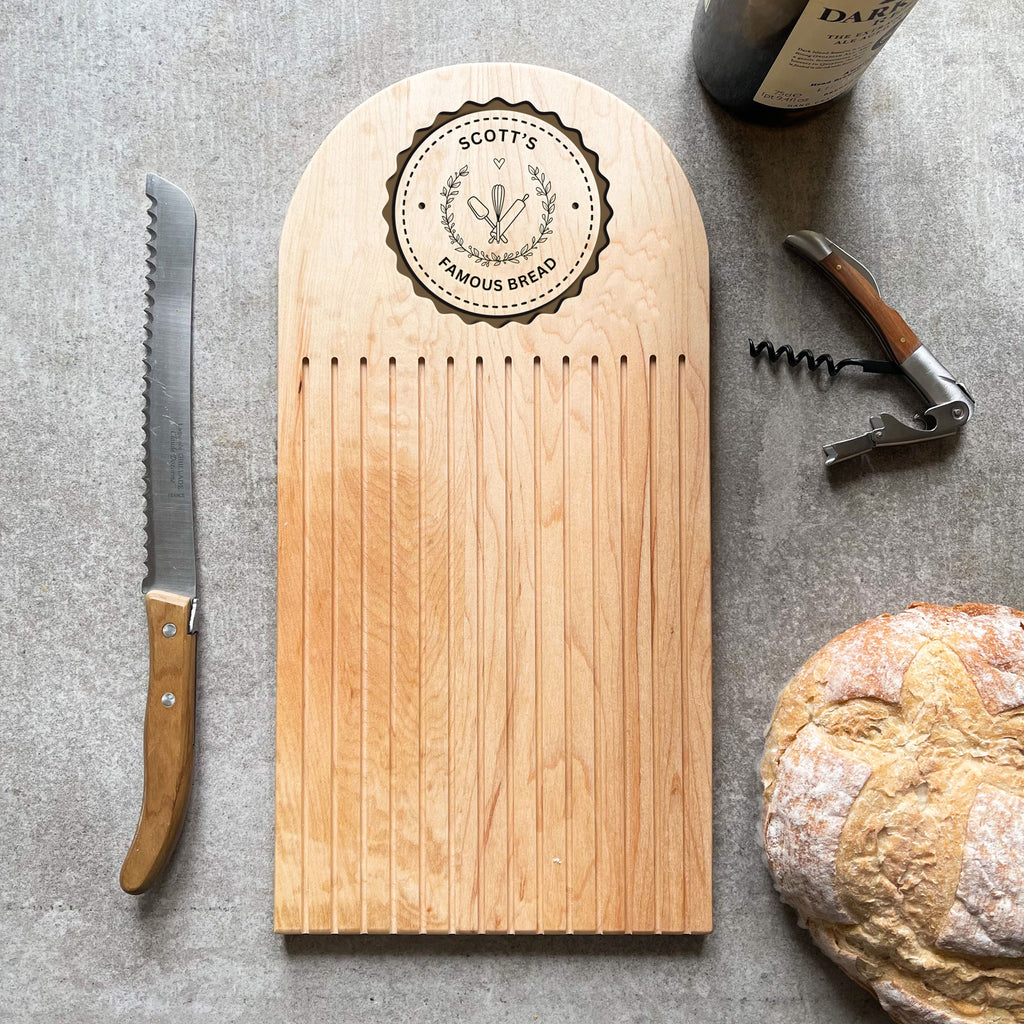 Personalised Maple Wood Bread Board
