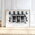 Personalised Heavy Pencil Sketch Venue Print