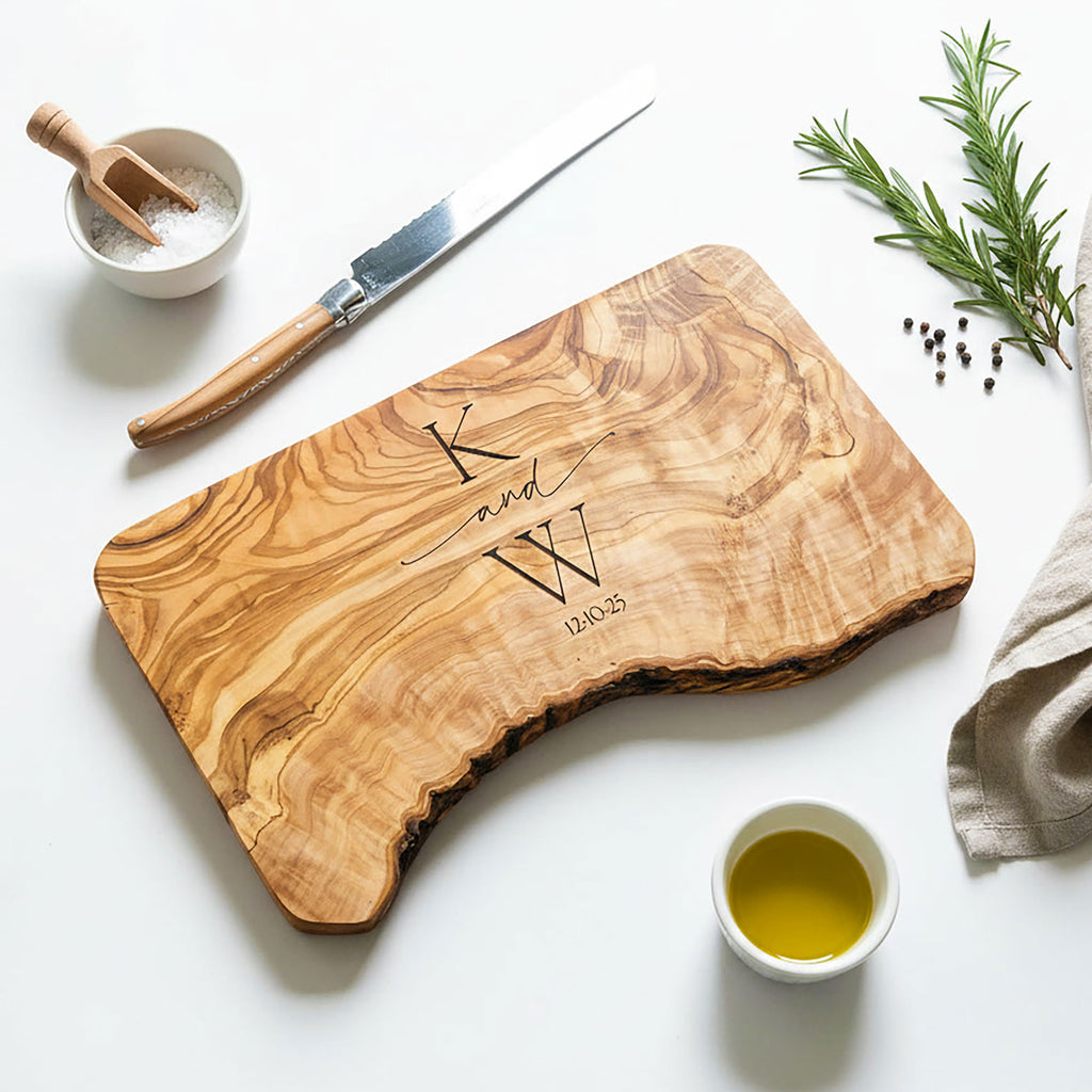 Personalised Live Edge Custom Cheeseboard