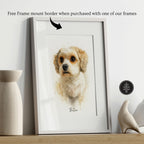 Personalised Watercolour Horse, Dog or any Pet Portrait Print
