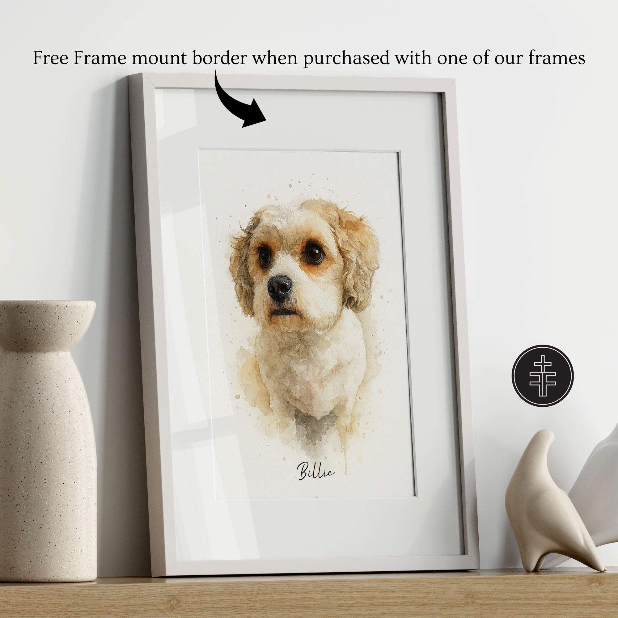Personalised Watercolour Horse, Dog or any Pet Portrait Print