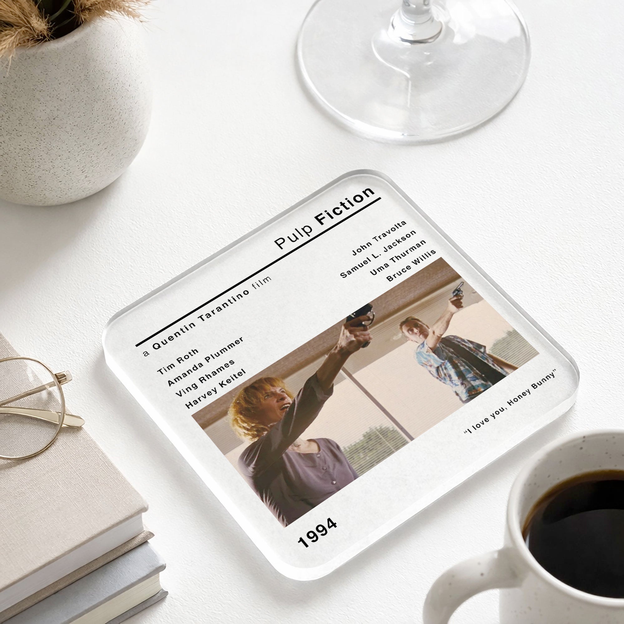 Pulp Fiction Movie Coffee Coaster