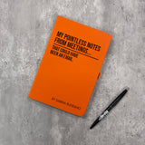 Funny Personalised Pointless Notes From Meetings Notepad