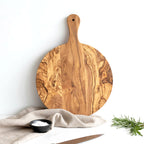 Olive Wood Round Pizza Board