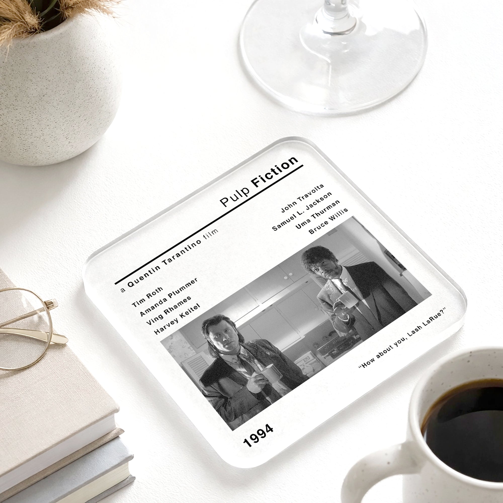 Pulp Fiction Movie Tea / Coffee Coaster