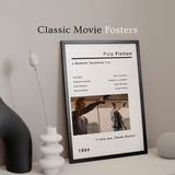 Pulp Fiction minimalist Movie Poster