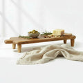 Large Raised Teak Serving Board