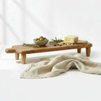 Large Raised Teak Serving Board