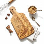 Engraved Handwritten Family Recipe Board
