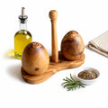 Olive Wood Salt & Pepper 3 Piece Shaker Set