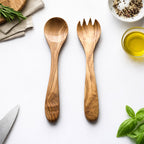 Traditional Olive Wood Wooden Salad Servers