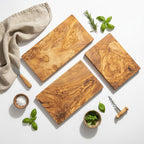 Set of 3 Olive Wood Chese Boards