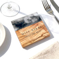 Personalised Olive Wood Drinks Coaster
