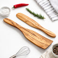 Olive Wood Spatula Set