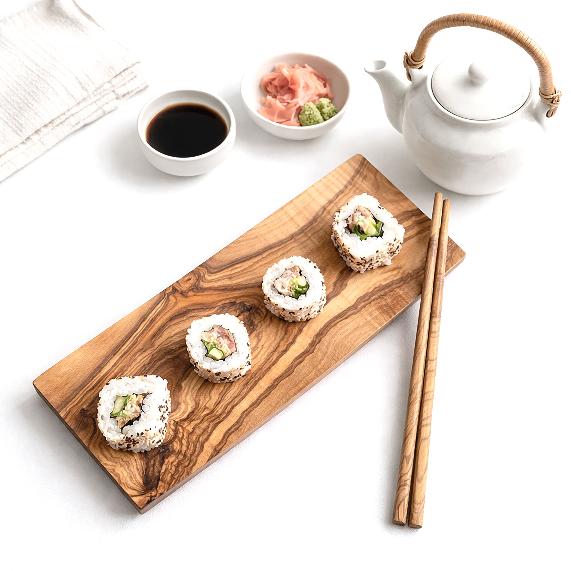 Olive Wood Sushi Set