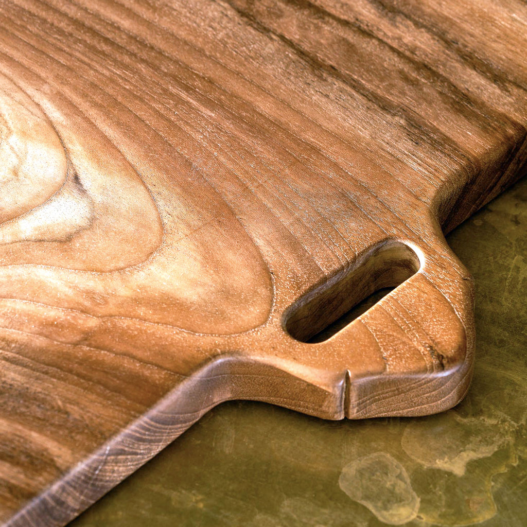 Large Natural Teak Chopping Board