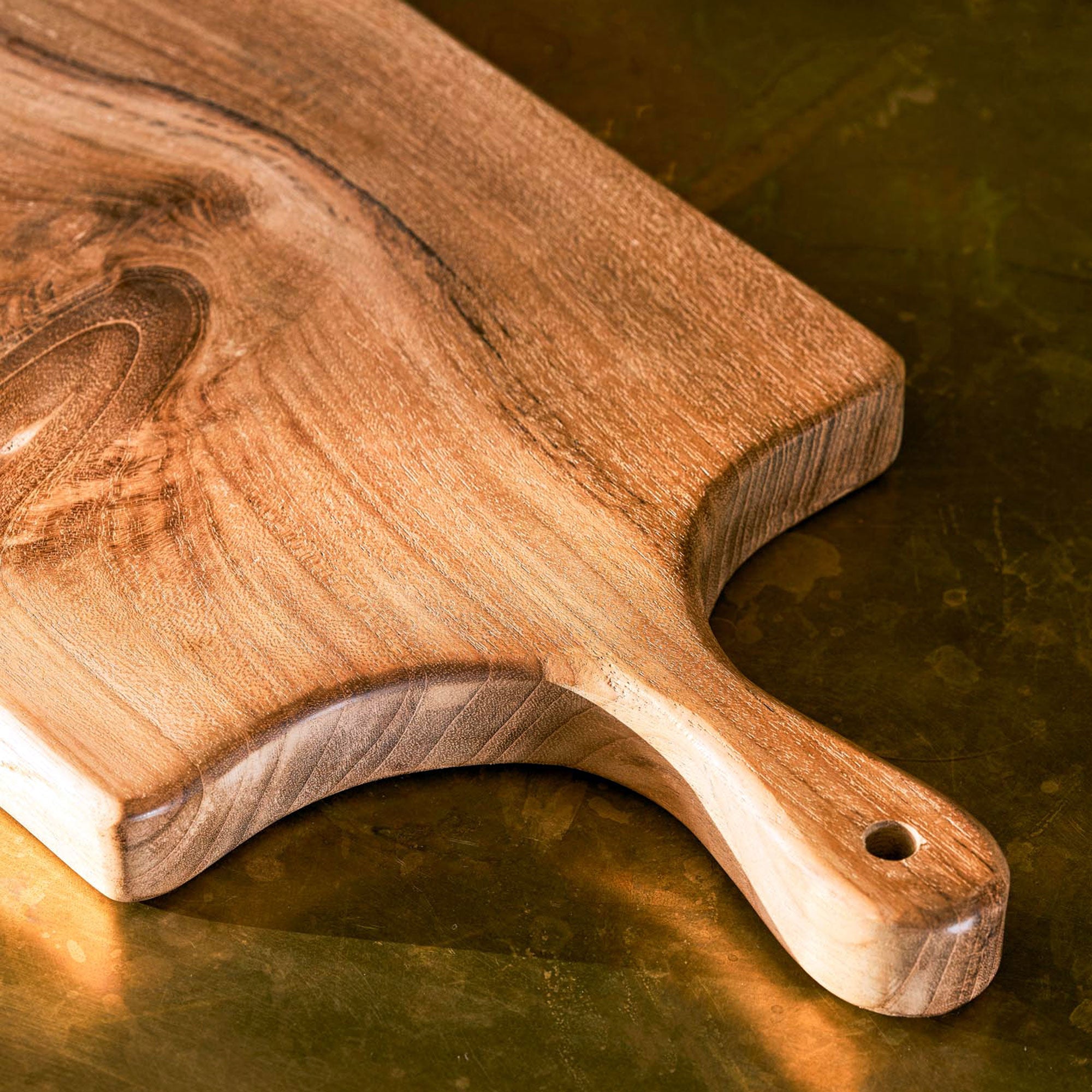Large Natural Teak Chopping Board