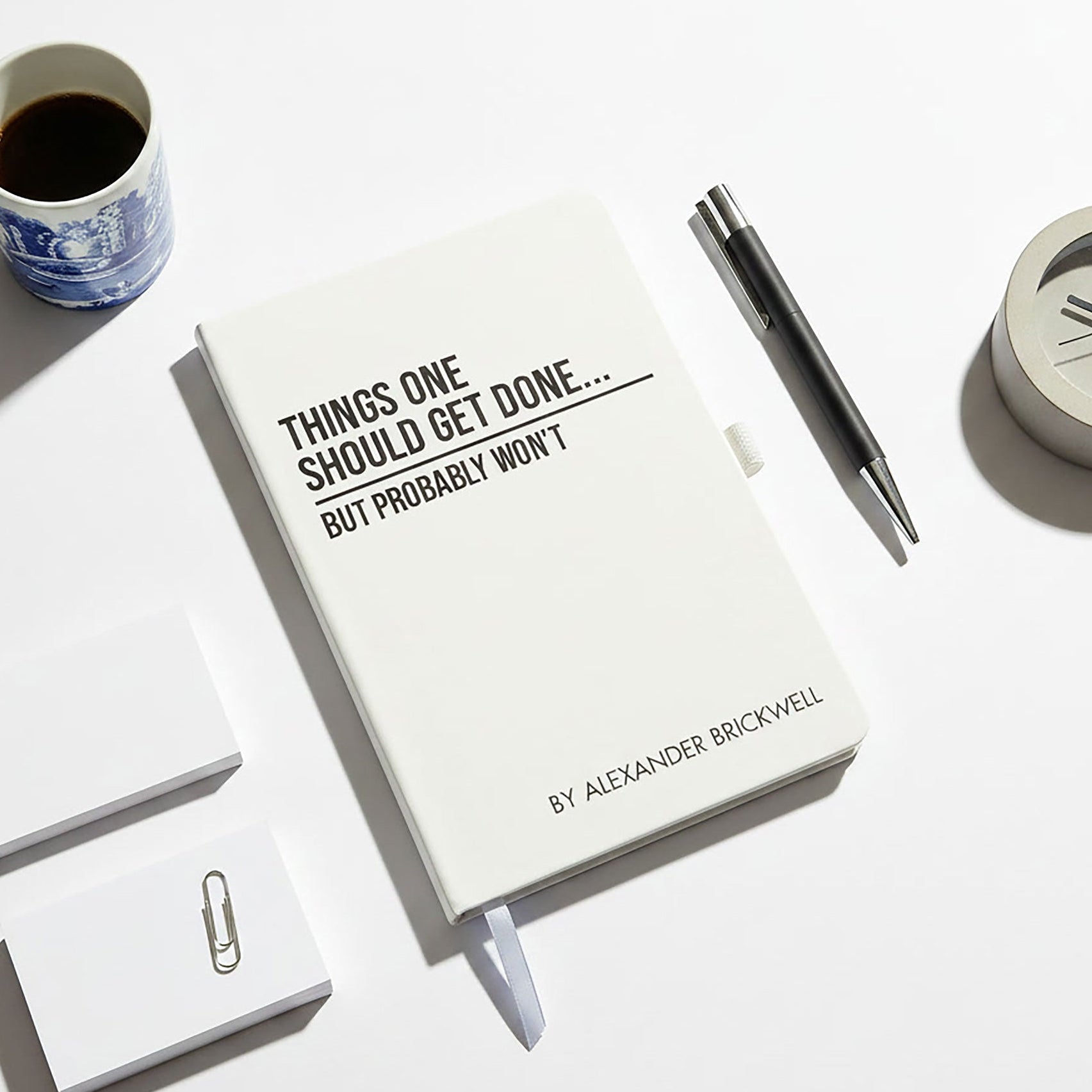 Funny Personalised "Things One Should Get Done..." Notebook