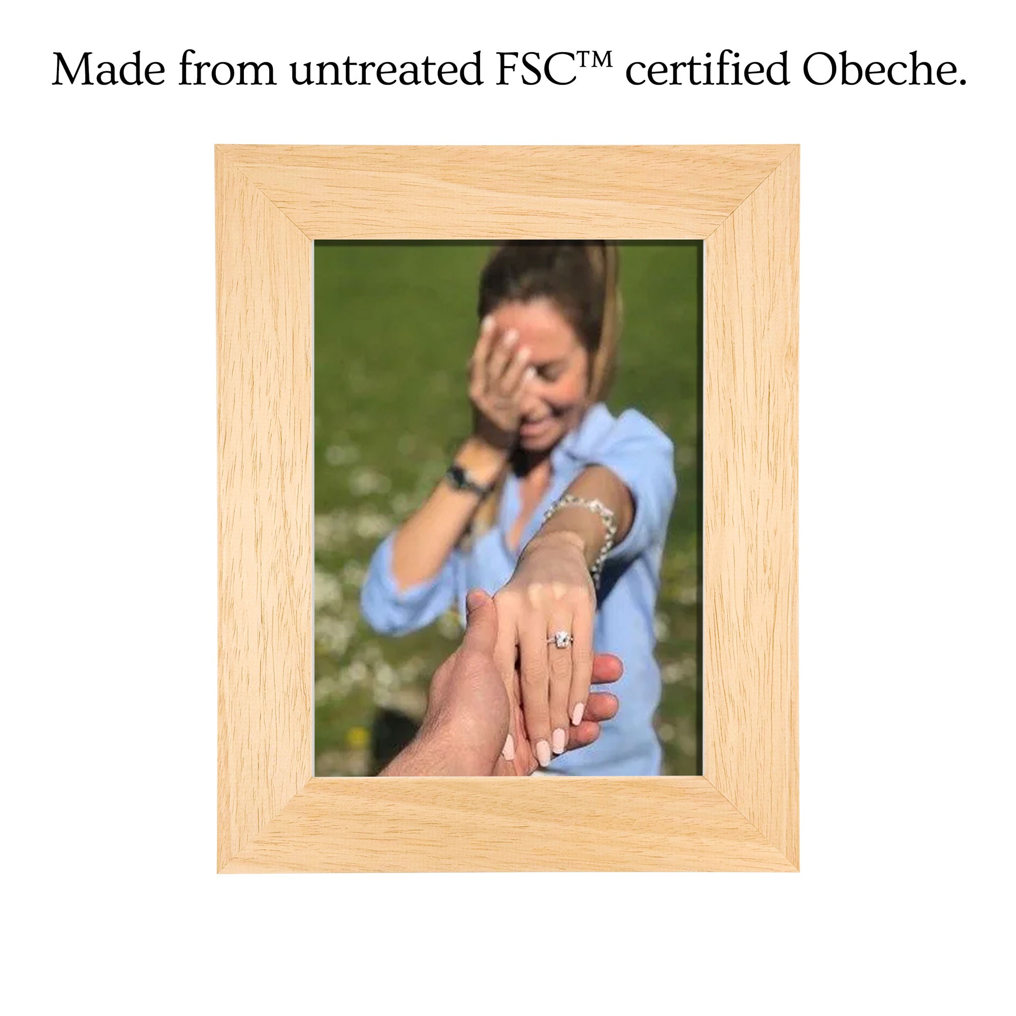 Personalised Keepsake Engagement Gift Photo Frame