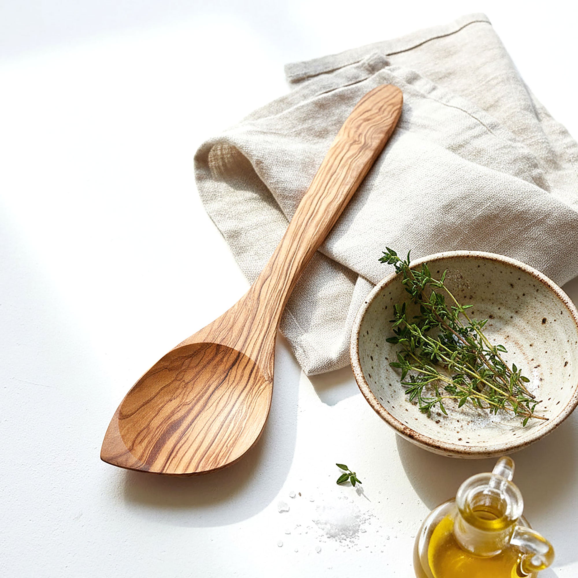 Italian Olive Wood Spoon / Spatula
