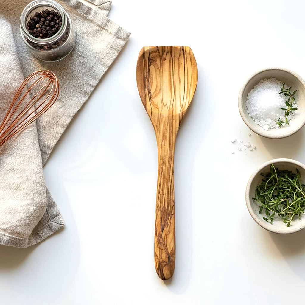 Italian made Olive Wood Spatula / Spoon