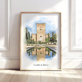 Personalised Landscape and Gardens Watercolour Art Print