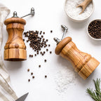 Olive Wood Vintage Style Pepper or Salt Mill