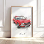 Personalised Car Watercolour Art Print