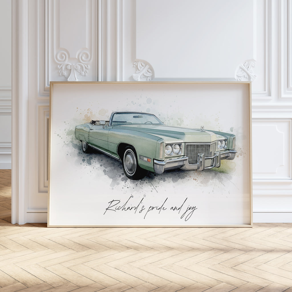 Personalised Car Watercolour Art Print