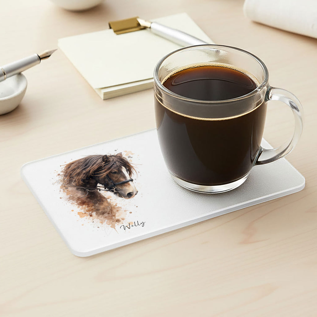 Personalised Watercolour Pet Portrait Coaster